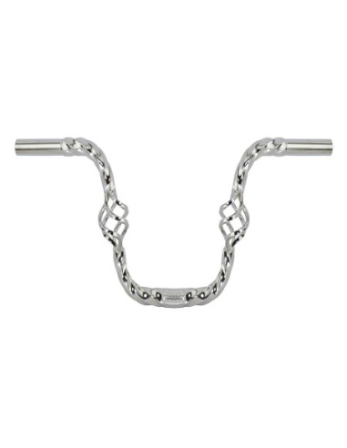 Cage Twisted Handlebar 9 25.4mm Chrome.